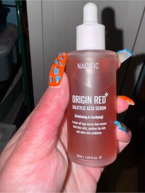 Origin red salicylic acid serum